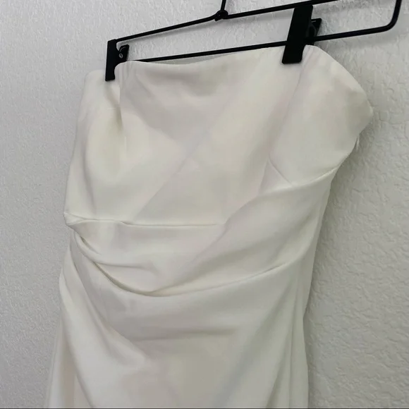CINQ A SEPT Women's 10 White "Ella" Strapless Mini Dress - Picture 8 of 13